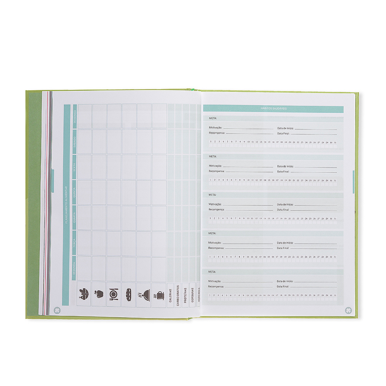 EXCLUSIVO - FITNESS PLANNER: GUIA PRÁTICO PARA CORPO E MENTE SAUDÁVEIS | 90 DIAS