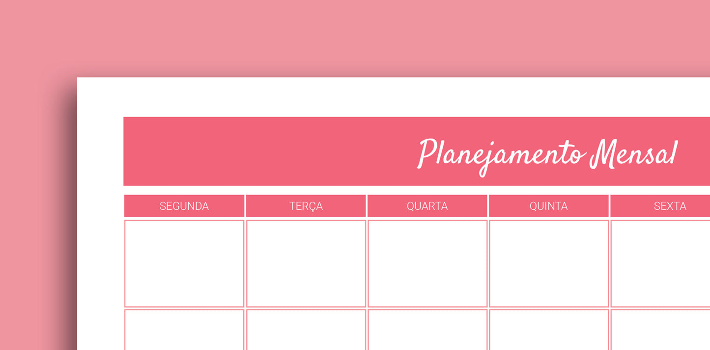 PLANEJAMENTO MENSAL